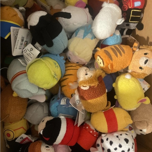Lot of 70+ Disney Tsum Tsum Plushies